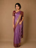 Lavender Paisley Woven Pure Kanchipuram Silk Saree