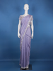 Lavender Sequin Embellishment Georgette Saree - Diadem