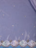 Lavender Sequin Embellishment Georgette Saree - Diadem