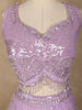 Lavender Sequin Embroidered Net Lehenga for Bridesmaids