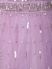 Lavender Sequin Embroidered Net Lehenga for Bridesmaids