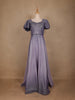 Lavender Shimmer Solid And Glitter Party Wear Gown - Diadem