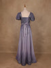 Lavender Shimmer Solid And Glitter Party Wear Gown - Diadem