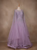Lavender Stone Worked Net Bridal Gown - Diadem
