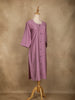 Lavender Stripes Designed Cotton Kurti