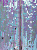 Lavender and Blue Dual-Tone Sequined Bomber Jacket