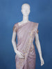 Lavender floral Design Semi Tissue Saree - Diadem