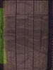 Leaf Green Bold Leaf Zari Woven Design Pure Kanchipuram Silk Saree with Contrast Butta Zari Border