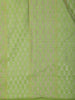 Leaf Green Floral Butta Woven Design Pure Kanchipuram Silk Saree