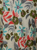 Leaf Green Floral Printed Design Cotton Anarkali Salwar Suit with Dupatta