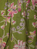 Leaf Green Floral Printed Design Cotton Anarkali Salwar Suit with Matching Dupatta