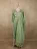 Leaf Green Heavy Sequins and Beads Embroidered Design Tissue Silk Mastani Lehenga with Dupatta