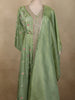 Leaf Green Heavy Sequins and Beads Embroidered Design Tissue Silk Mastani Lehenga with Dupatta