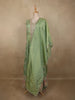 Leaf Green Heavy Sequins and Beads Embroidered Design Tissue Silk Mastani Lehenga with Dupatta
