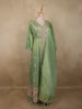 Leaf Green Heavy Sequins and Beads Embroidered Design Tissue Silk Mastani Lehenga with Dupatta