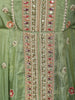 Leaf Green Heavy Sequins and Beads Embroidered Design Tissue Silk Mastani Lehenga with Dupatta