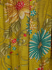 Lemon Green Floral Printed Cotton Salwar Suit With Dupatta
