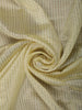 Lemon Yellow Checked Zari Woven Design Pure Tussar Saree with Designer Border