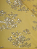 Lemon Yellow Heavy Sequins Embroidered Design Chiffon Fancy Saree