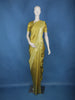 Lemon Yellow Solid Design Semi Tussar Saree