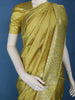 Lemon Yellow Solid Design Semi Tussar Saree