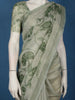 Light Beige Floral Design Pure Cotton Saree