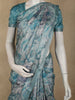 Light Blue Abstract Printed Design Semi Tussar Fancy Saree