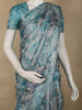 Light Blue Abstract Printed Design Semi Tussar Fancy Saree