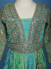 Light Blue Floral Sequins Embroidered Silk Kids Lehenga With Dupatta