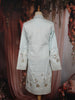 Light Blue Floral Thread Embroidered Design Cotton Men's Kurta