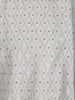 Light Blue Geometric Sequin Embroidered Cotton Kurta For Men