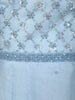 Light Blue Sequins Embellished Design Net Gown