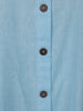 Light Blue Solid Design Cotton Kurti Top - Diadem