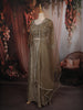 Light Brown Sequins and Beads Embroidered Design Textured Lehenga With Dupatta
