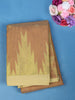 Light Brown Solid Design Cotton Saree