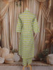 Light Green Abstract Printed Design Cotton Salwar Suit
