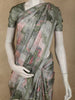 Light Green Abstract Printed Design Semi Tussar Fancy Saree