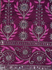 Light Green And Magenta Ikat Design Art Silk Saree with Contrast Maroon Embroidered Blouse