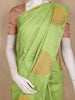 Light Green Brocade Woven Design Kanchipuram Silk Saree