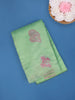 Light Green Floral Butta Design Fancy Art Silk Saree