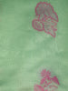 Light Green Floral Butta Design Fancy Art Silk Saree
