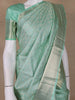 Light Green Floral Butta Woven Pure Kanchipuram Silk Saree With Zari Border