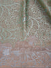 Light Green Floral Design Semi Silk Saree