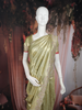 Light Green  Floral Design  Woven Soft Tissue Saree with Designer Border