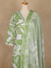Light Green Floral Printed Cotton Salwar