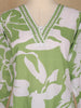 Light Green Floral Printed Cotton Salwar