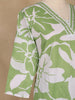 Light Green Floral Printed Cotton Salwar