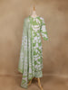 Light Green Floral Printed Cotton Salwar