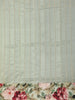 Light Green Floral Printed Design Soft Silk Saree