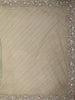 Light Green Floral Sequins and Beads Embroidered Designed Net Designer Saree